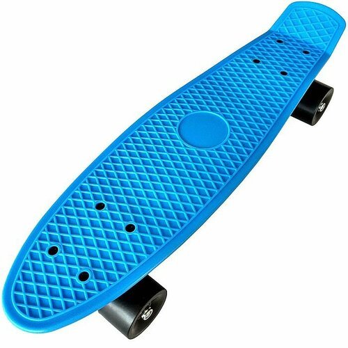 Пенни борд (скейт детский) SPORTEX SK20X (22' 56x15 см) (синий)