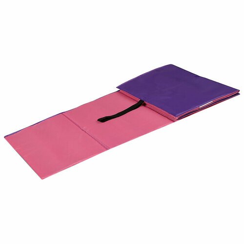 Коврик гимнастический детский 150 x 50 см, цвет розовый/фиолетовый