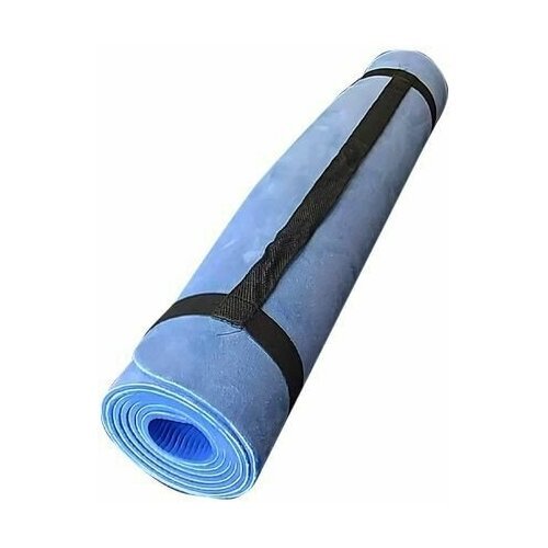 Коврик для йоги OstroVit из микрофибры и пены TPE Нескользящий спортивный коврик для фитнеса для Йоги 183 x 61 x 0,5 см
