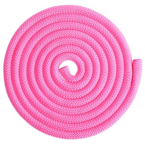 Гимнастическая скакалка утяжелённая Grace Dance полиамидная неон-розовый 300 см