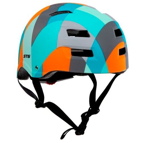 Шлем велосипедный защитный STG MTV1 разноцветный S (53-55см) Х106929