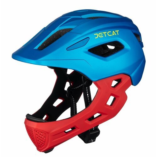 Шлем JETCAT - Start - Blue/Red - размер 'S' (52-56см) защитный велосипедный велошлем детский
