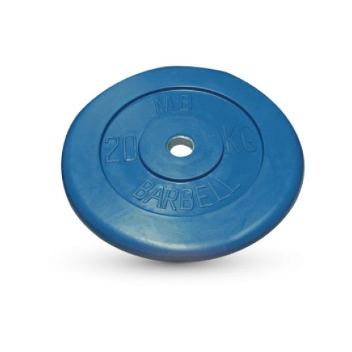20 кг диск (блин) MB Barbell (синий) 50 мм