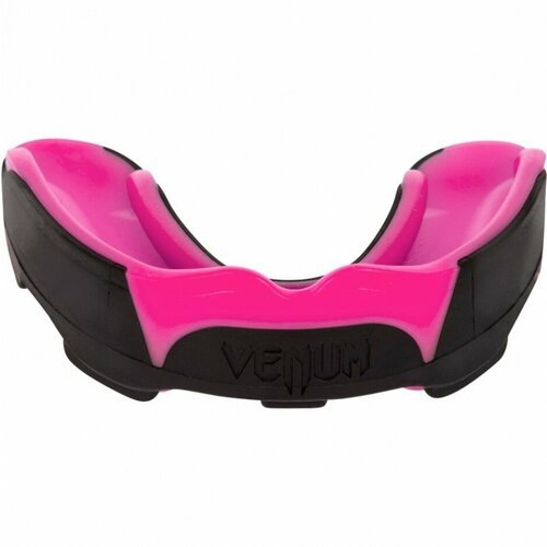 Боксерская капа взрослая, спортивная, защитная для зубов Venum Predator - Black/Pink