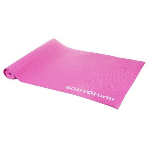 Коврик гимнастический BodyForm BF-YM01 173*61*0,3 см Розовый