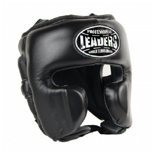 Шлем боксерский LEADERS LS MEX BK (черный) (M)