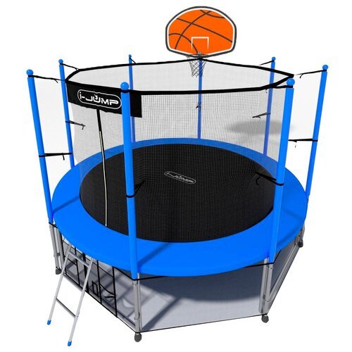 Каркасный батут i-JUMP Basket 12FT 360х360х240 см , blue