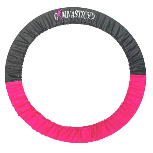 Чехол для обруча гимнастического GYMNASTICS (75-90см) черно-розовый