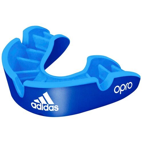 AdiBP32 Капа одночелюстная Opro Silver Gen4 Self-Fit Mouthguard синяя (размер Senior) - Adidas