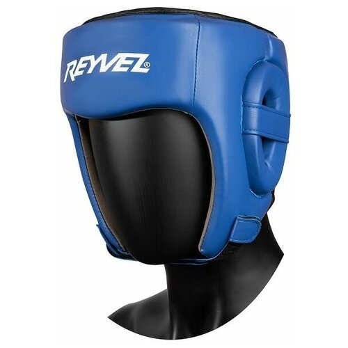 Шлем боксерский открытый Reyvel FIGHT (Синий, M)