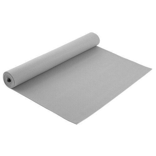 Коврик Sangh Yoga mat, 173х61 см серый 0.3 см