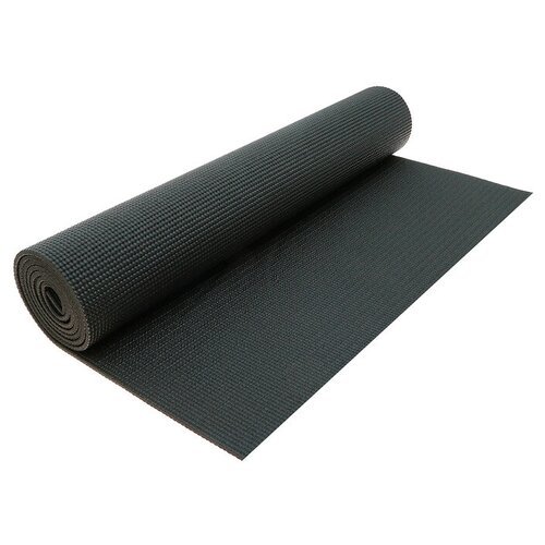 Коврик Sangh Yoga mat, 173х61 см черный 0.5 см