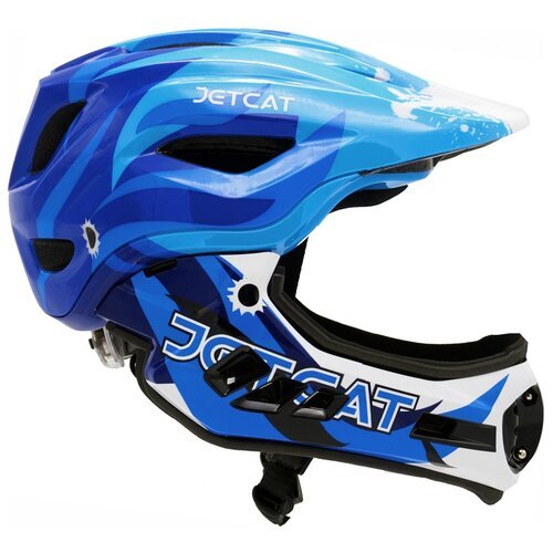 Шлем защитный JETCAT, FullFace Raptor SE, S, blue/white