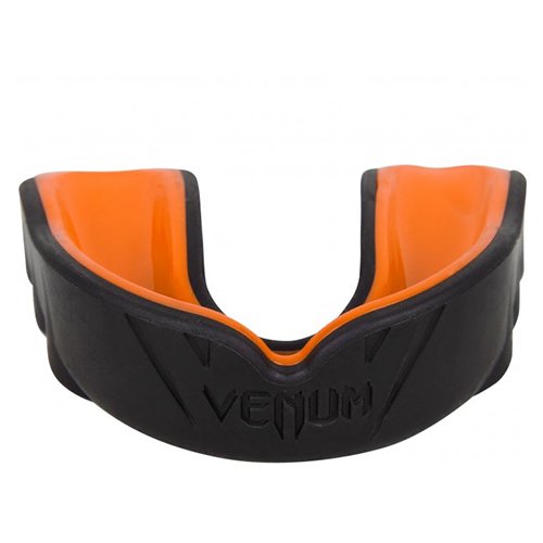 Капа боксерская Venum Challenger Black/Orange (Взрослый размер)