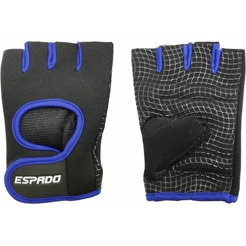Перчатки для фитнеса ESPADO р. XS (черно-синий) ESD001