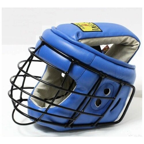 Шлем с металлической маской ТИТАН-2 для АРБ Синий - Ray-Sport - Синий - S