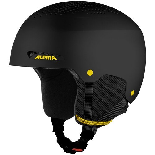 Зимний Шлем Alpina 2022-23 Pala Black Matt - Yellow (см:48-52)