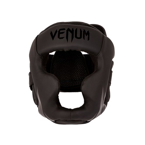 Детский боксерский шлем Venum Challenger Black/Black (L/XL)