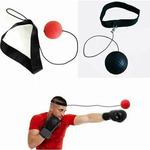 Эспандер боксера, мяч для отработки ударов, реакционный мяч, боевой мяч, с теннисным мячом