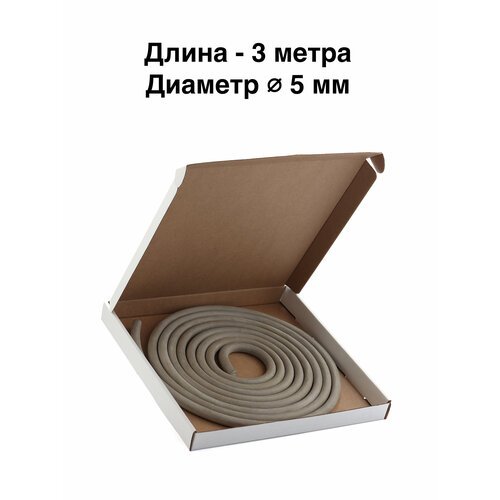 Шнур вакуумный борцовская резина 3 метра диаметр 5 мм