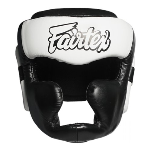 Боксерский шлем Fairtex HG13 Lace-Up Black (L)