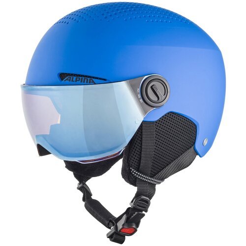 Шлем защитный ALPINA, Zupo Visor 2020-2021, 54, blue matt