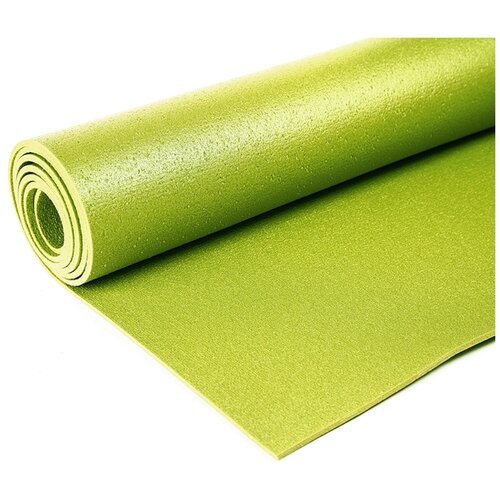 Коврик для йоги RamaYoga Yin-Yang PRO, зеленый, 173 х 80 х 0,45 см