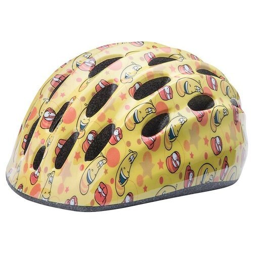 Шлем защитный NovaSport HB10 желтый/красный