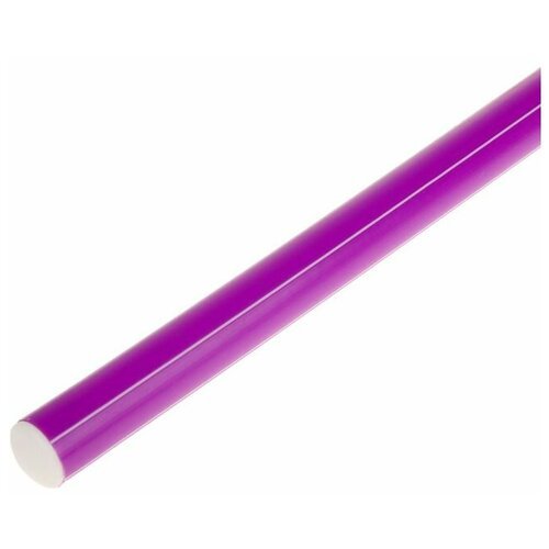 Палка гимнастическая Соломон, тренажер для детей, пластик, длина 70 см, цвет фиолетовый