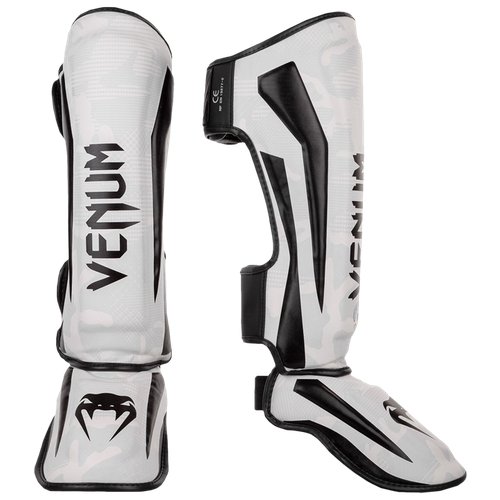 Защита голени стопы Venum Elite White Camo - Venum - Белый - M