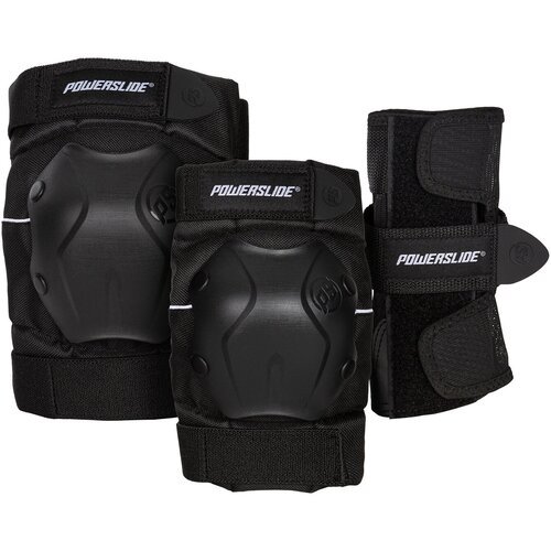 Комплект защиты Powerslide, Standard Men Tri-Pack, L, black, 3 шт.