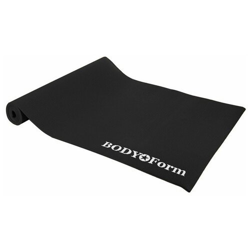 Коврик гимнастический BodyForm BF-YM01 173*61*0,3 см Черный