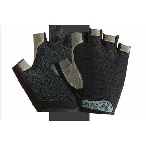 Перчатки для фитнеса с дышащими ладонями HONGMAILONG, XL (черные)