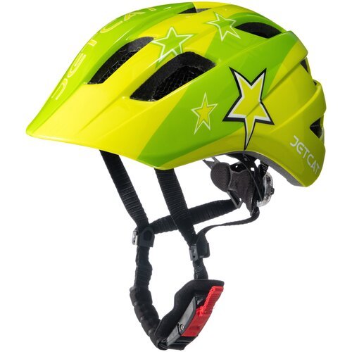 Шлем детский велосипедный - JETCAT - Max (Green Stars) - M 53-57