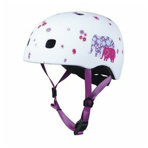 Шлем - Micro - размер 'S' (48-52см) - Слоники - AC2088 - защитный - велосипедный - велошлем - детский