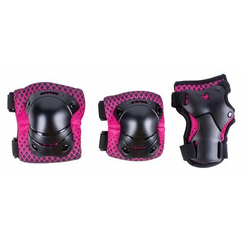 Комплект защиты Safety Fit Teens 1.0 pink (наколенники, налокотники, защита ладоней) S