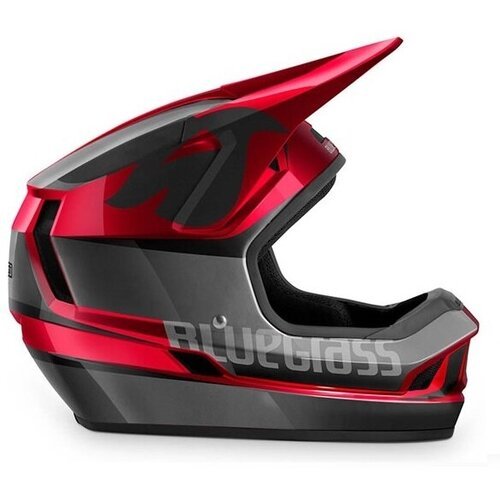 Велошлем Bluegrass Legit Helmet (3HG011), цвет Чёрный/Красный, размер шлема L (58-60 см)