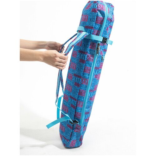 Сумка рюкзак для самоката, скейтборда и ружья ST4, 100*26*13 см, голубой