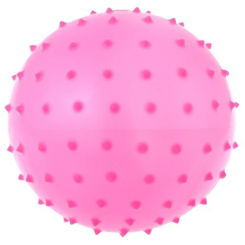Мячик массажный, матовый пластизоль, d=14 см, 30 г, микс