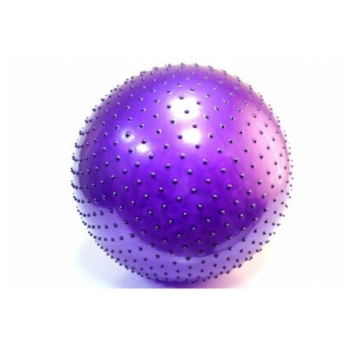 Фиолетовый массажный гимнастический мяч (фитбол) 75 см SP1986-83