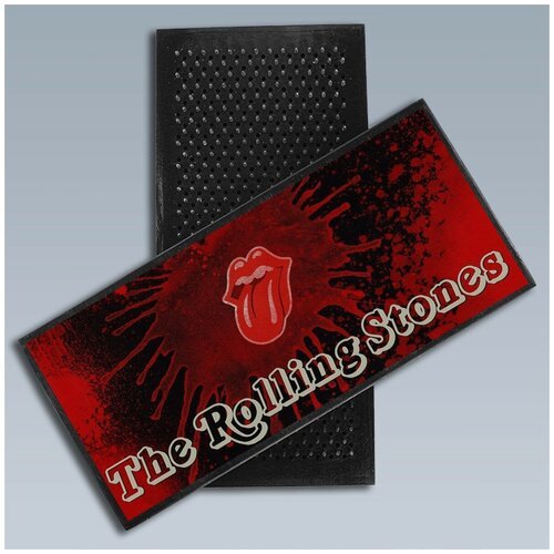 Доска Садху / Доска с гвоздями / Доска для Йоги / музыка The Rolling Stones (олинг Стоунс, рок, Мик Джаггер, Кит Ричардс) - 436 / шаг 10мм