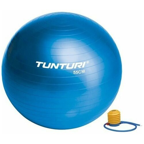 Фитбол Tunturi Gymball, 65 см, синий, с насосом