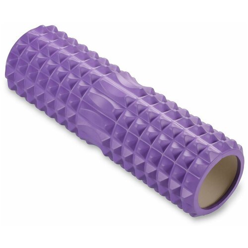 Массажный ролик для йоги Indigo IN268 фиолетовый