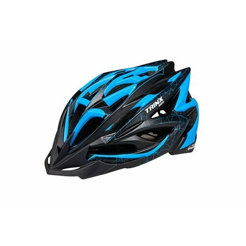 TRINX Велосипедный шлем TRINX (размер L, matt black blue)
