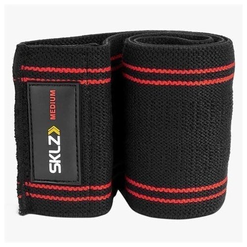 Резинка для фитнеса SKLZ Pro Knit Hip Band Medium 33 х 10 см черный/красный
