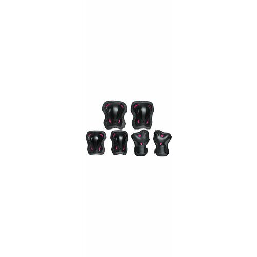Комплект Защиты Rollerblade 2021 Skate Gear W 3 Pack Black/Raspberry (Us:l)