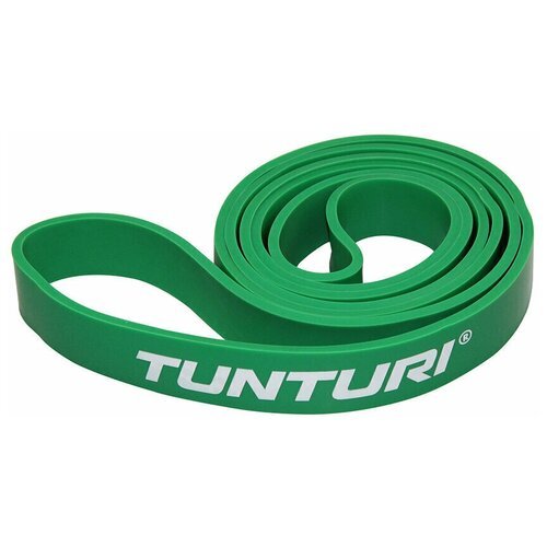 Лента-амортизатор Tunturi Power Band, среднее сопротивление, цвет - зеленый