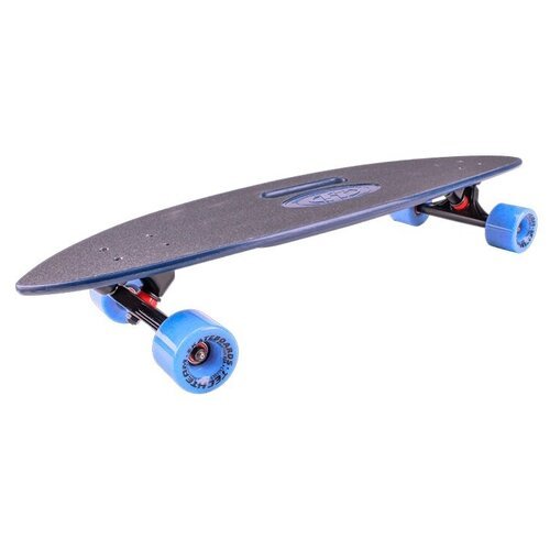 Скейтборд пластиковый Fishboard 31 blue 1/4