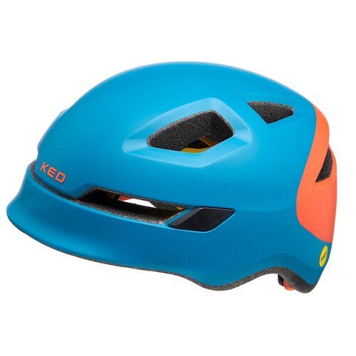 Детский велосипедный шлем KED POP Petrol Orange, размер M