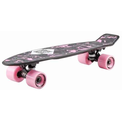 Скейтборд пластиковый Kiwi 22 black/pink TSL-401P